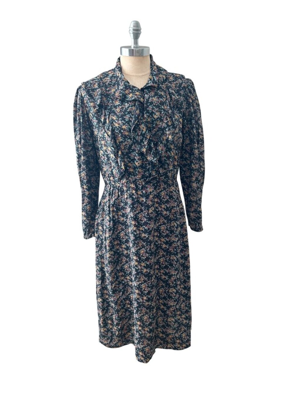 Jackie Bernard For Eklektic Floral Vintage Dress Cottage Core size 8 Todays 6